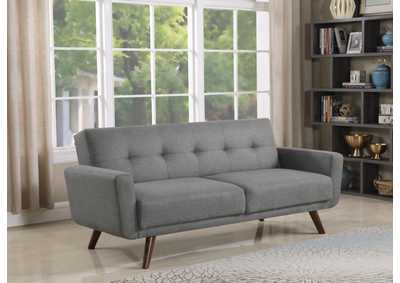 Hilda Tufted Upholstered Sofa Bed Grey,Coaster Furniture