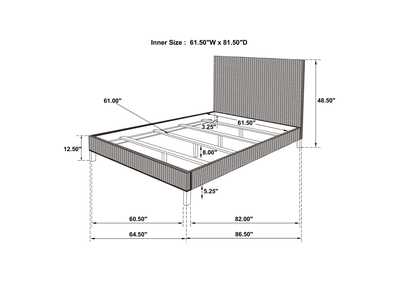 QUEEN BED,Coaster Furniture