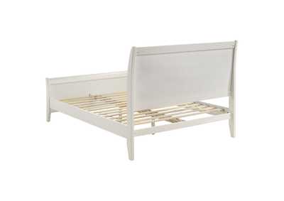 Selena Full Sleigh Platform Bed Buttermilk,Coaster Furniture