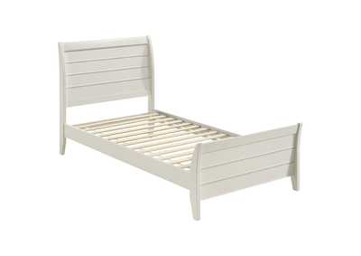 Selena Twin Sleigh Platform Bed Buttermilk,Coaster Furniture