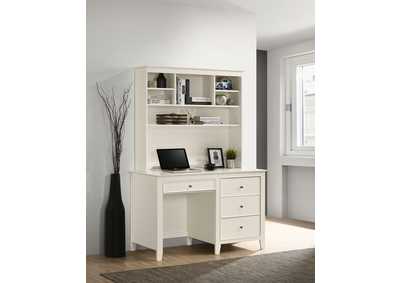 Selena 3-drawer Computer Desk Storage Buttermilk,Coaster Furniture