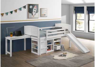 Image for Millie Twin Workstation Loft Bed White