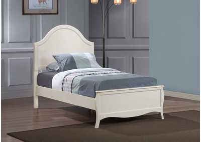 Dominique Full Panel Bed White,Coaster Furniture
