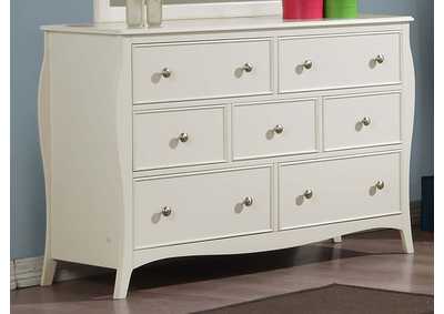 Dominique 7-drawer Dresser White