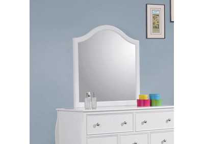 Dominique Dresser Mirror White,Coaster Furniture