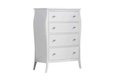 Image for White Dominique French Country White Chest