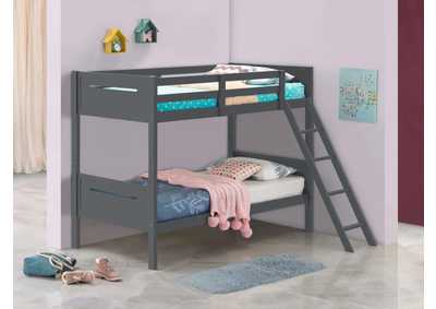 Image for Littleton Twin - Twin Bunk Bed Grey