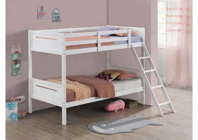 Image for Littleton Twin - Twin Bunk Bed White