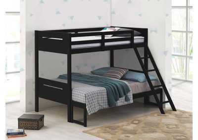 Image for Littleton Littleton Twin - Full Bunk Bed Black