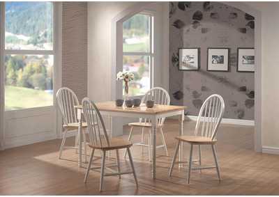 Ebb Damen Country Rectangular Dining Table,Coaster Furniture