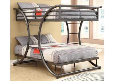 Image for Gunmetal Full/Full Bunk Bed