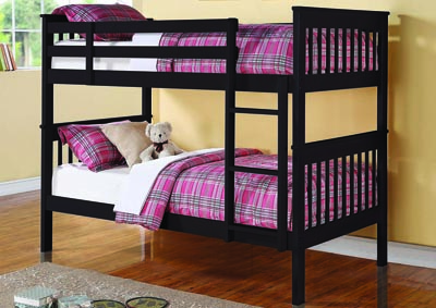 Image for Black Twin/Twin Bunk Bed