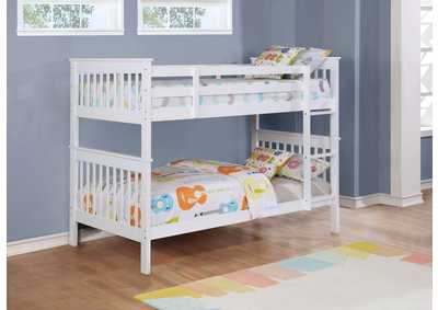Image for Chapman Twin over Twin Bunk Bed White