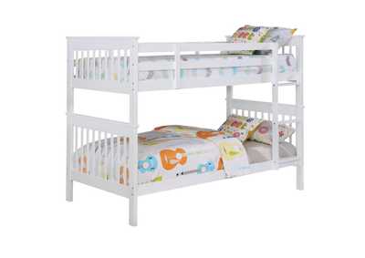 Chapman Twin Over Twin Bunk Bed White