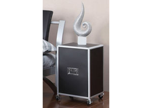Image for Leclair Black / Silver Cabinet