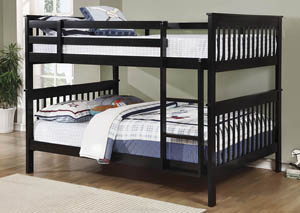Image for Black Full Bunk Bed