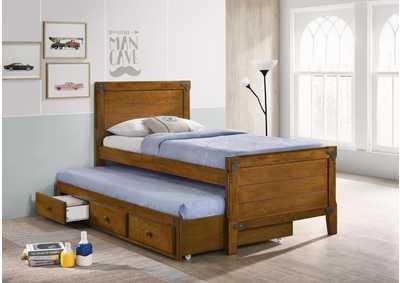 Image for Granger Twin Captain'S Bed With Trundle Rustic Honey