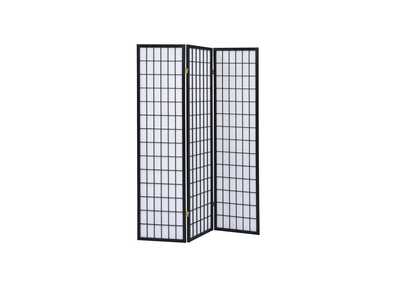 Image for 3-panel Folding Screen Black and White