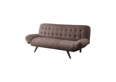 Janet Tufted Sofa Bed With Adjustable Armrest Milk Grey