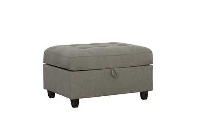 Image for Stonenesse Tufted Storage Ottoman Grey