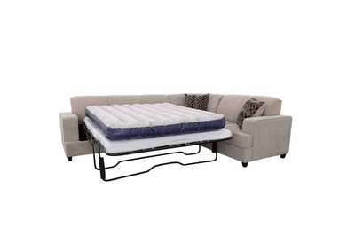Tess L-shape Sleeper Sectional Grey,Coaster Furniture