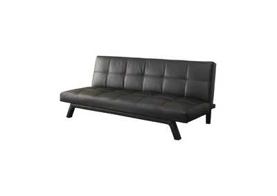 Image for Corrie Biscuit-tufted Upholstered Sofa Bed Black
