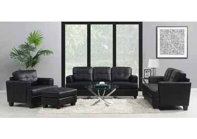 Image for St-205 Black Sofa