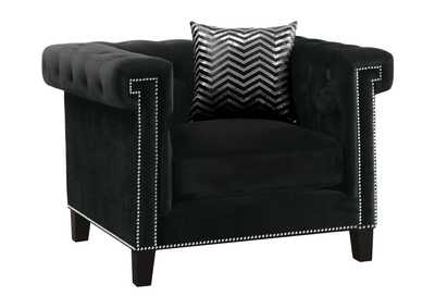 Image for Reventlow Tufted Chair Black