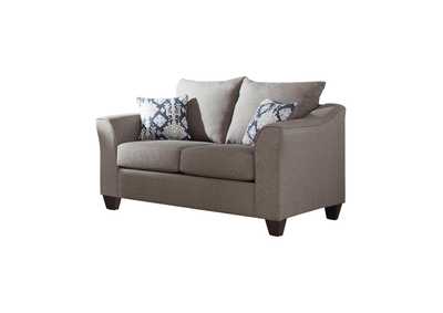 Image for Pine Cone Salizar Transitional Grey Loveseat