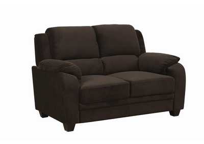 Image for Black Northend Casual Chocolate Loveseat