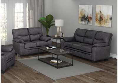 Image for Meagan 2-Piece Pillow Top Arms Living Room Set Brown