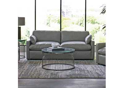 Image for Grayson Sloped Arm Upholstered Sofa Grey