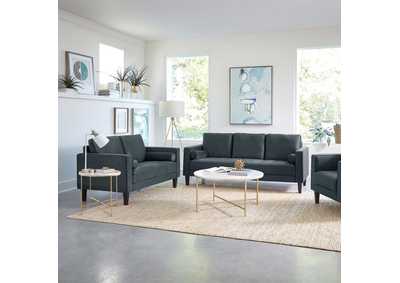 Image for Gulfdale 2-Piece Cushion Back Upholstered Living Room Set Dark Teal