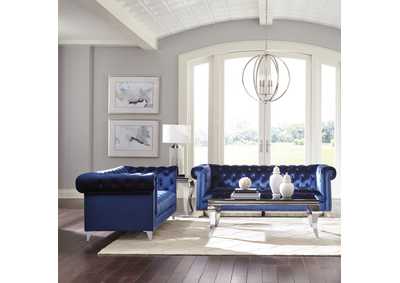 Image for Bleker 2 - piece Tuxedo Arm Living Room Set Blue