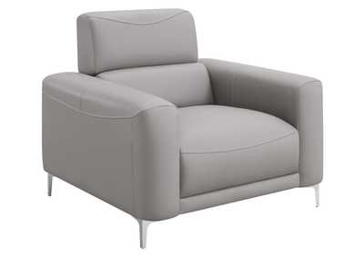 Image for Glenmark Track Arm Upholstered Chair Taupe