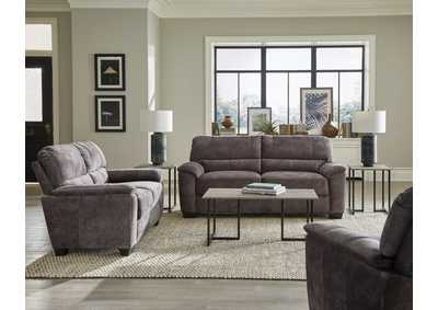 Image for Hartsook 2-Piece Pillow Top Arm Living Room Set Charcoal Grey