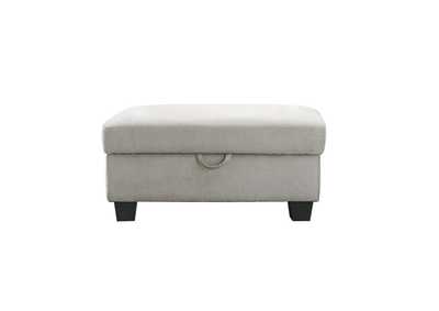 Image for Whitson Upholstered Storage Ottoman Stone
