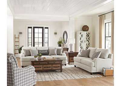 Image for Glenn 2-piece Cushion Back Living Room Set Light Grey