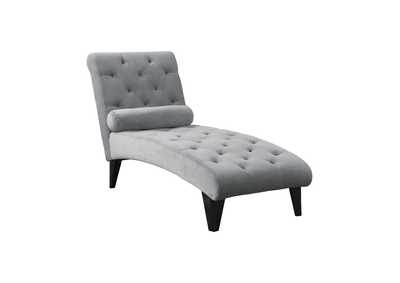 Black Transitional Grey Chaise