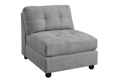 Image for 7-piece Upholstered Modular Tufted Sectional Dove