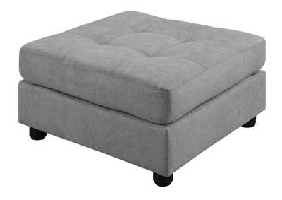 Image for Claude Tufted Cushion Back Ottoman Dove