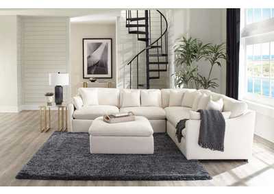 Image for Hobson 6 - piece Reversible Cushion Modular Sectional Off - White