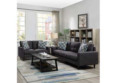 Image for Watsonville 2-piece Cushion Back Living Room Set Grey