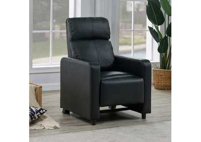 Image for Toohey Home Theater Push Back Recliner Black