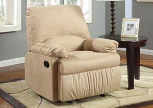 Image for Brown Light Glider Recliner