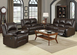 Image for Boston Brown Motion Sofa & Love Seat w/ Console