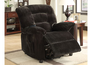 Image for Chocolate Power Lift Recliner