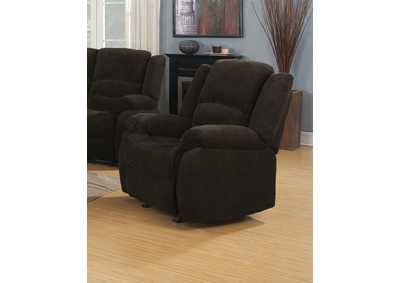 Image for Gordon Dark Brown Glider Recliner