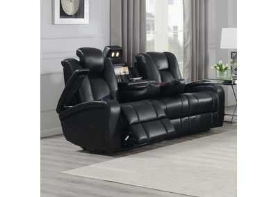Image for Delange Power^2 Sofa with Headrests Black