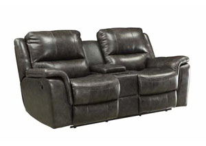 Image for Black Reclining Loveseat